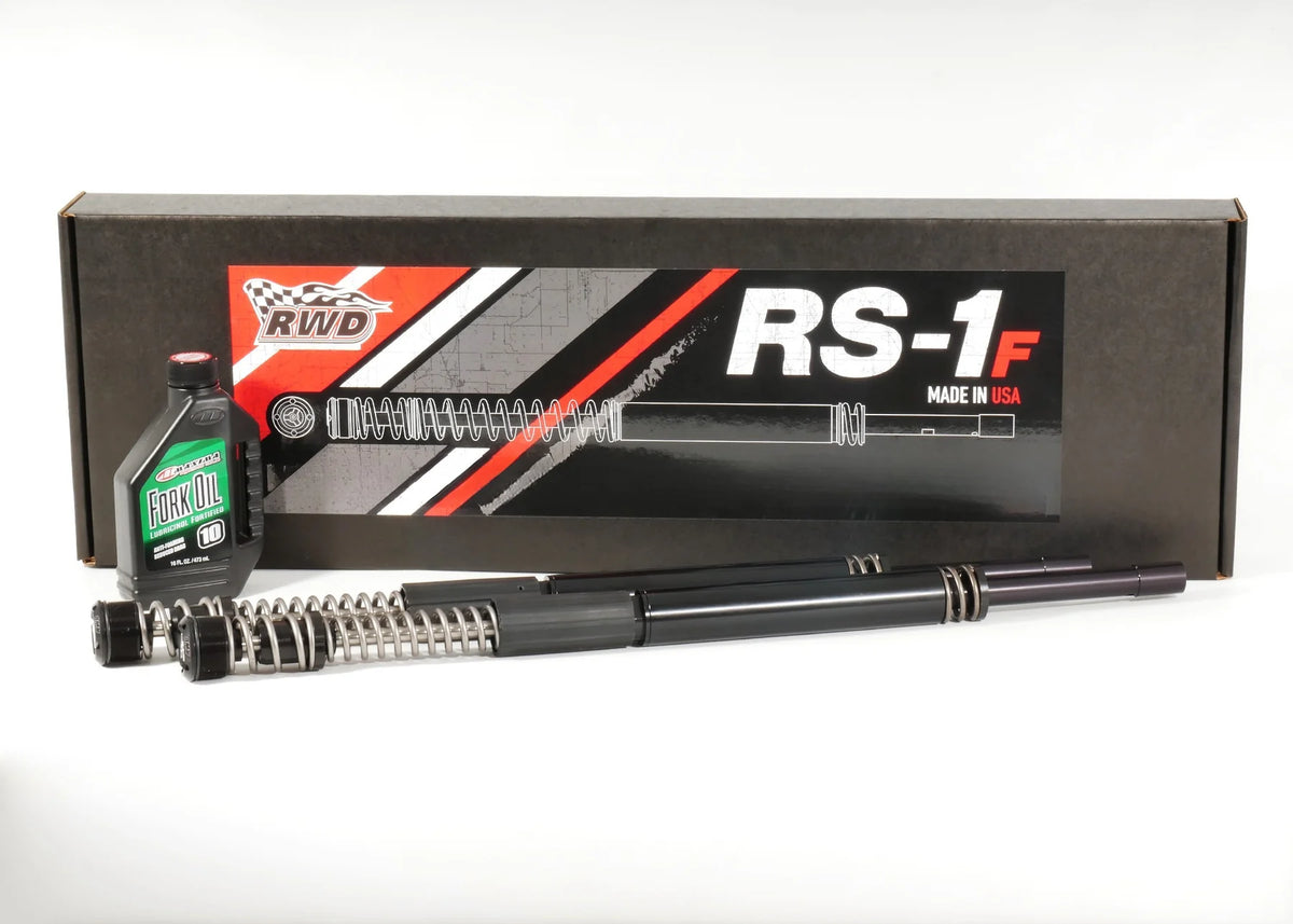 OGRWD RS-1F Front Fork Cartridge System for 2006 - 2017 Harley Davidson Dyna