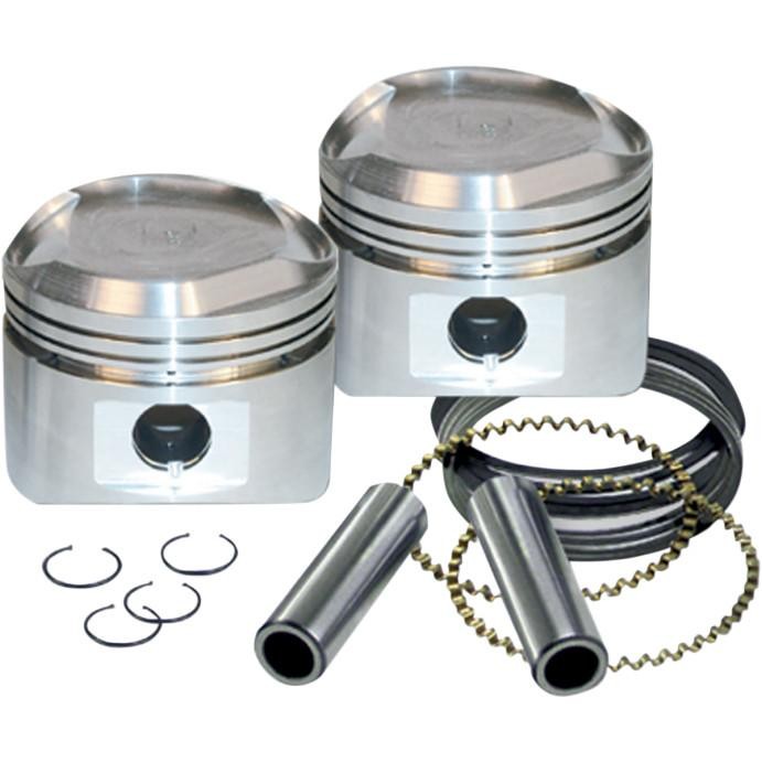 S&S Cycle 84-99 Harley Big Twin 89in Low Compression Stroker Pistons Standard