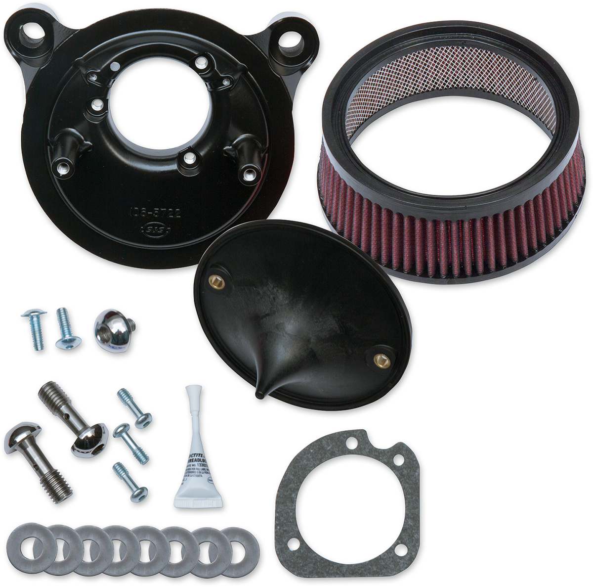 S&S Air Intake, Stealth, Delphi EFI, Harley Big Twin 2001-2017, except TBW