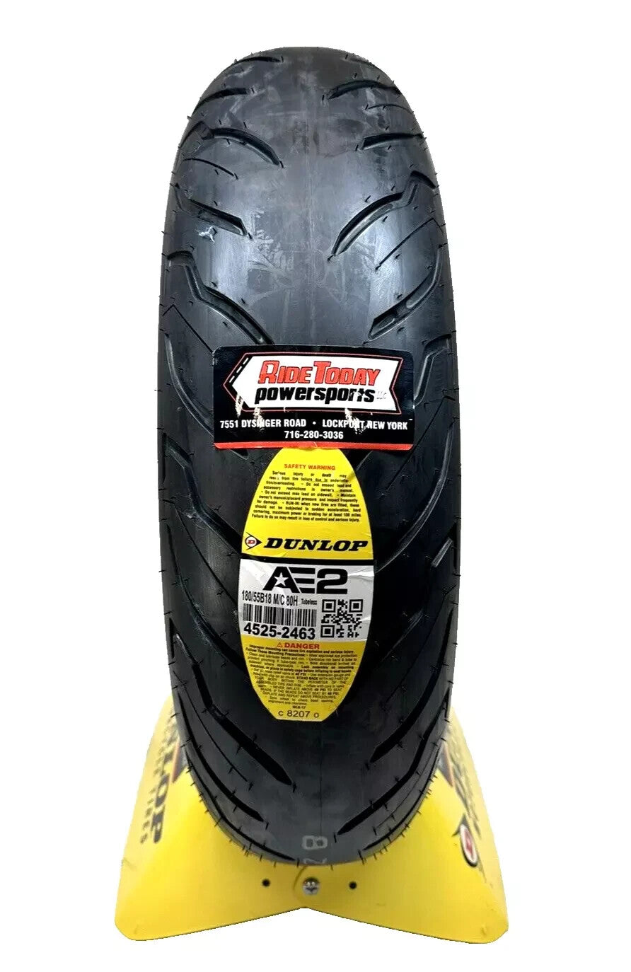Dunlop American Elite 2 AE2 Tire FRONT 130/60B19 | REAR 180/55B18 Harley Tires