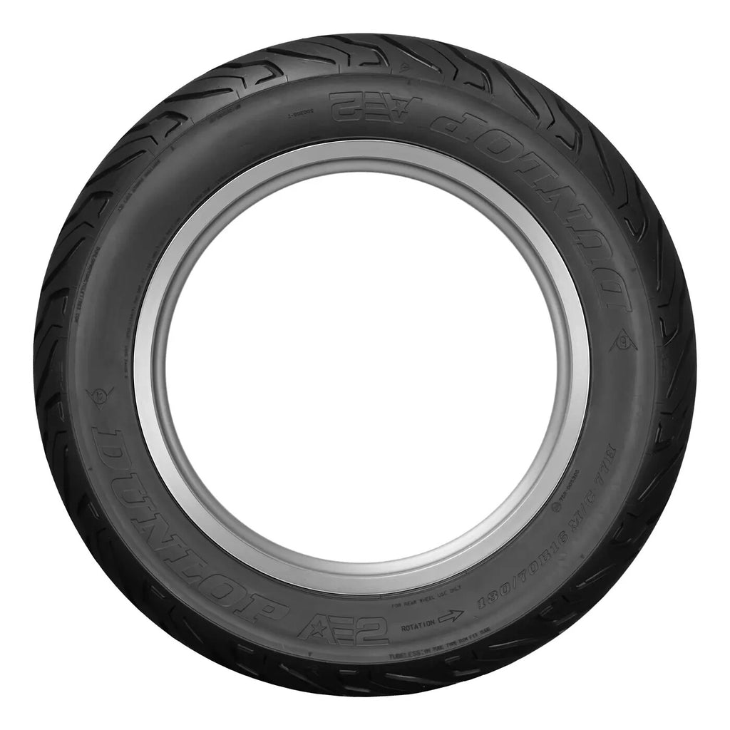 Dunlop American Elite 2 AE2 Tire FRONT 130/60B19 | REAR 180/55B18 Harley Tires