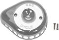 S&S Cycle Mini Teardrop Air Cleaner Cover For All Stealth Applications Chrome