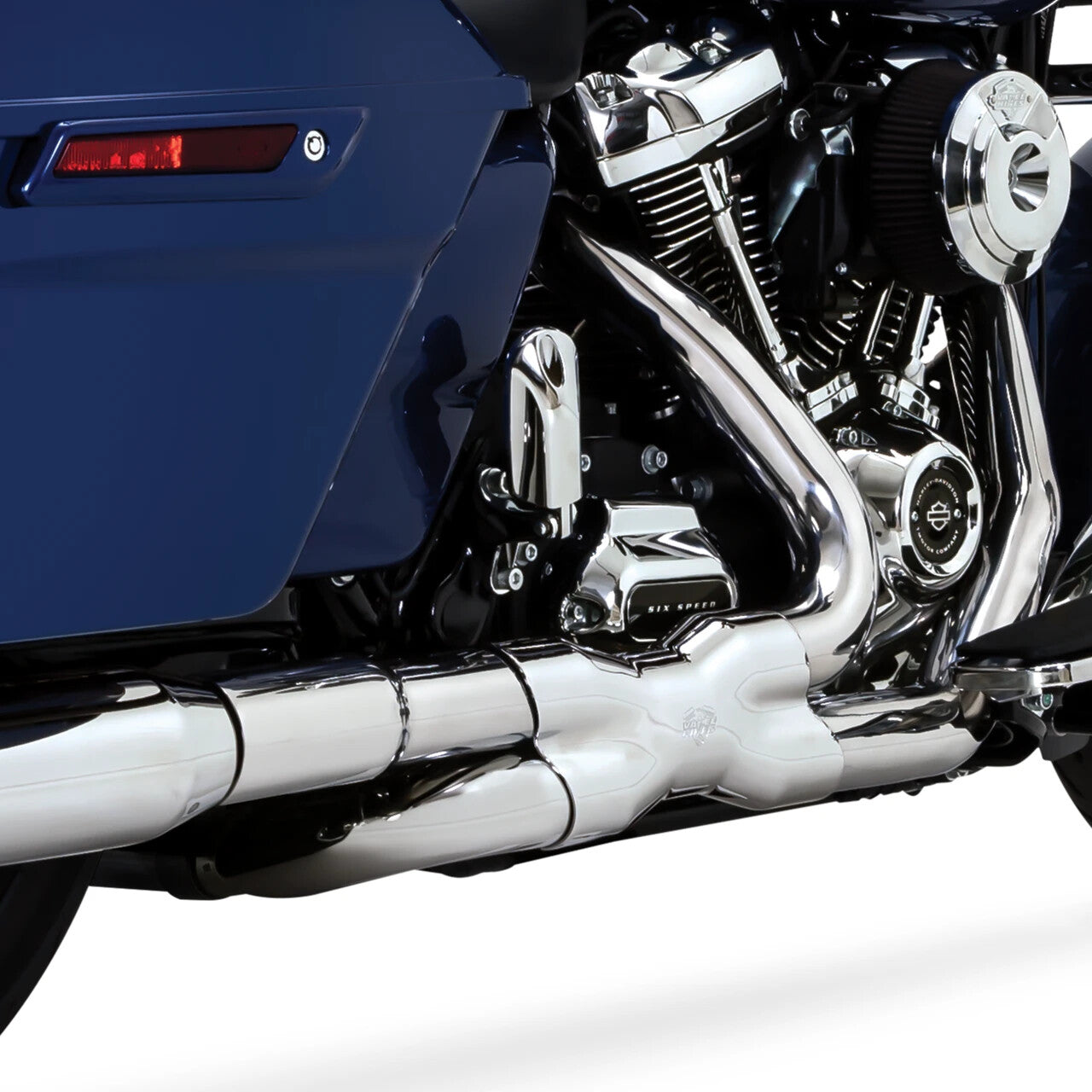 Vance & Hines 16371 Power Duals Header Pipe Chrome 2017+ Harley