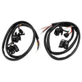 Twin Power Handlebar Switch Kit, Black 07-10 Harley Davidson Touring w/o Cruise