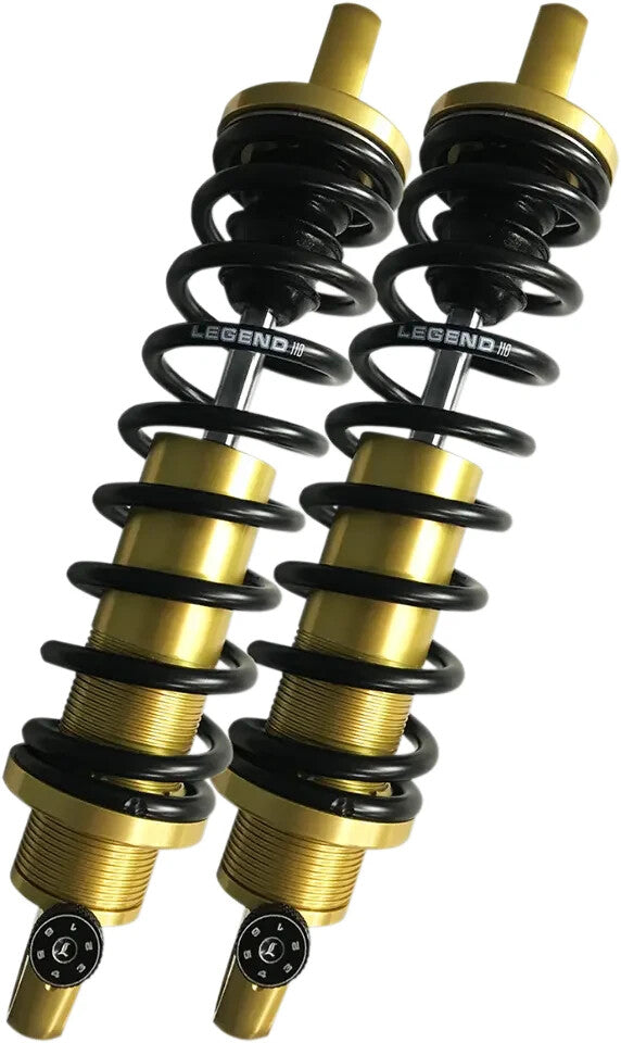 Legend 12" REVO-A Shocks Standard Adjustable Shock Gold Harley Touring 90-24