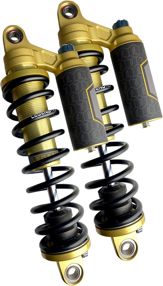 Legend REVO ARC Piggyback Shocks - STD. - Gold - 13" - Harley Sportster 04-20