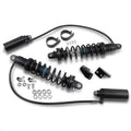 Legend REVO ARC Remote Reservoir Shocks - STD. - Black - 14" - Harley FL 99-08