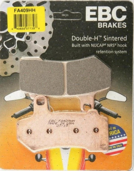 Twin Power 11.8" Front Rotor & EBC HH Sintered Brake Pad Kit 14+ Harley Touring