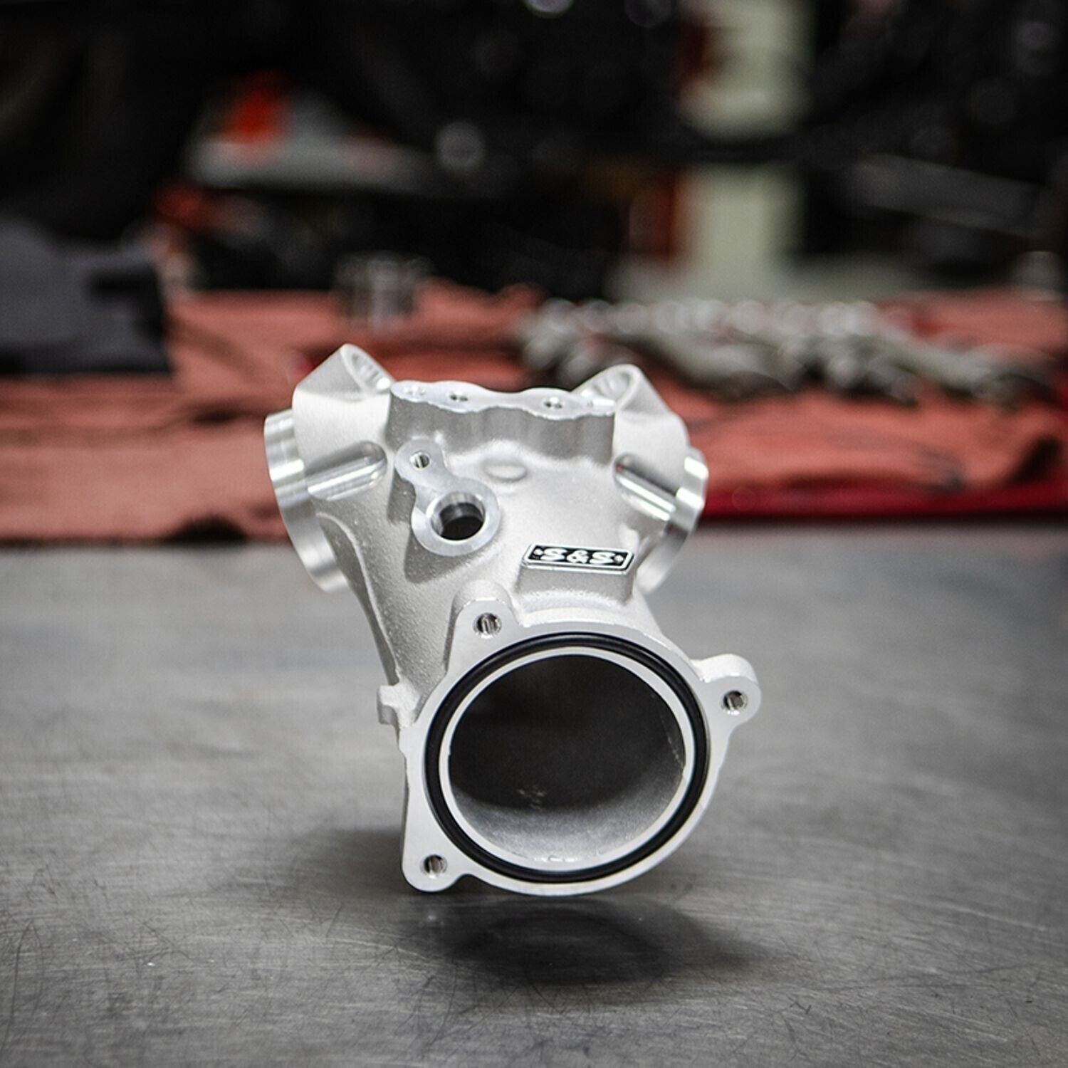 S&S Cycle 55mm Performance Manifold Harley M8 Touring/Softail 17-24 - 160-0241A