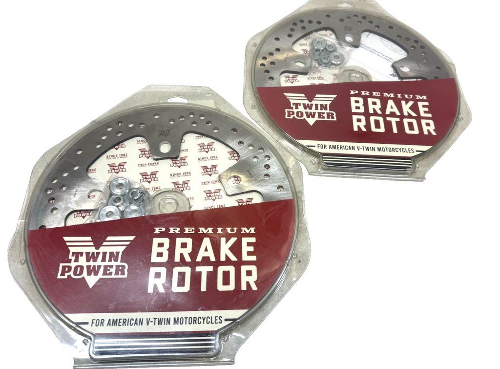Twin Power 11.8" Front Rotor & EBC HH Sintered Brake Pad Kit 14+ Harley Touring