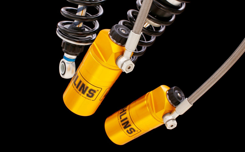 Ohlins HD357 Rear Shocks 13" Remote Reservoir 150-500lb Harley Touring 1990-2013