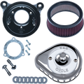 S&S Stealth Intake, TBW, Mini Teardrop, Chrome, Harley FL 08-16, Softail 16-17