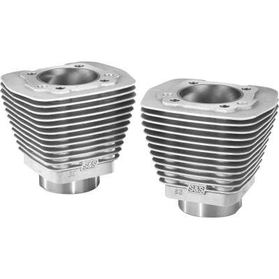 S&S Cylinder Set, 3-1/2" Bore, 5.550", Natural, Harley EVO Big Twin 84-99