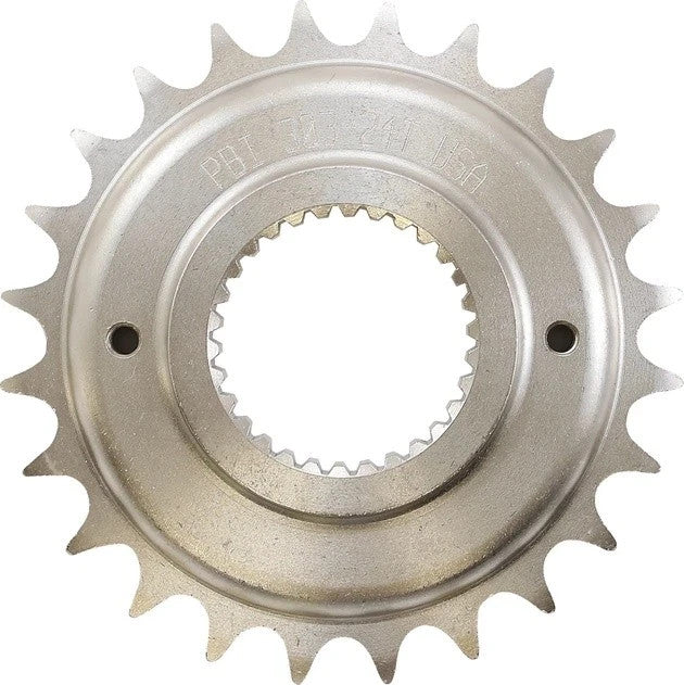 PBI 303-24 Transmission Sprocket Offset .500in 24 Tooth Harley Chain Conversion