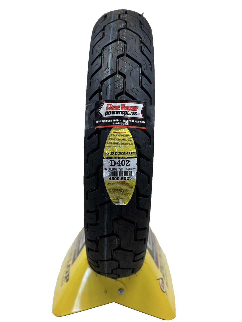 Dunlop D402 Rear Tire (77H) MU85B16 Harley Motorcycle Tire MU 85B 16 - 45006025