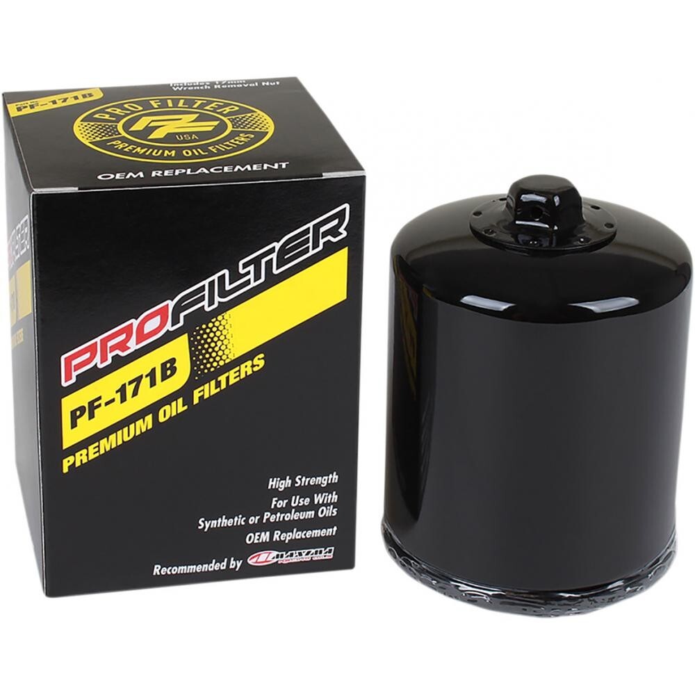 Maxima Synthetic 20W50 3 Hole Oil Change Kit Black Filter Harley M8 2017-2024