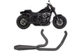 Two Brothers 005-5600199-B 2into1 Exhaust Megaphone Black 25+ Softail Low RiderS