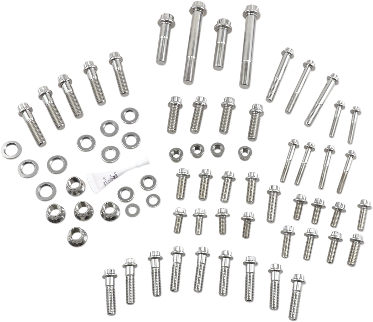 Feuling 3068 Stainless 12pt Chassis Trim Kit Harley FXR 84-99