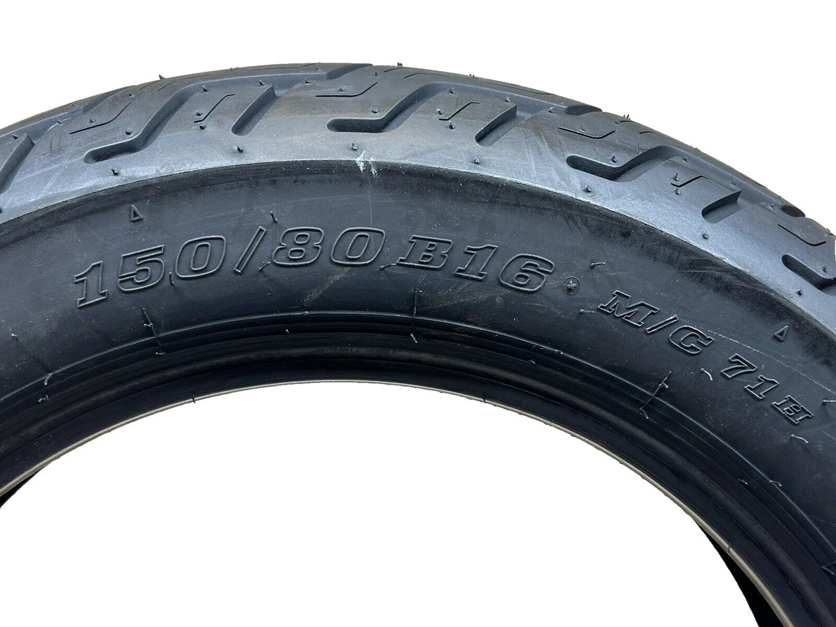 150/80B16 Dunlop D404 REAR Tire 150/80-16 Motorcycle Tire 150 80B 16 - 45605612