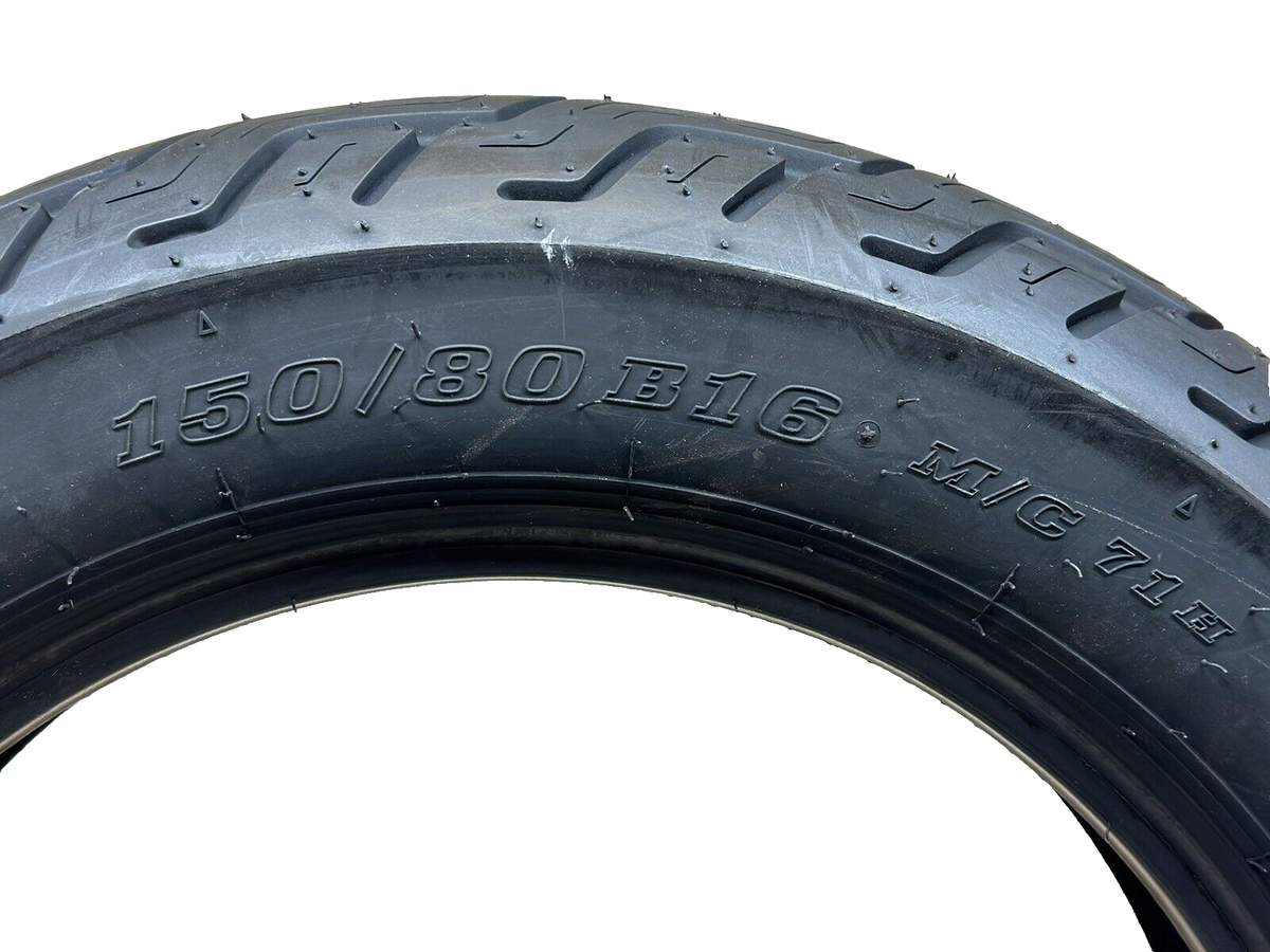 150/80B16 Dunlop D404 REAR Tire 150/80-16 Motorcycle Tire 150 80B 16 - 45605612