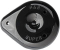 S&S Air Cleaner Cover, Super E/G, Teardrop, Packaged, Gloss Black