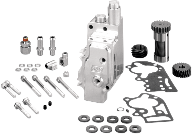S&S Oil Pump Kit HVHP, Universal, w/ Gears, Billet, Harley Big Twin 1992-1999