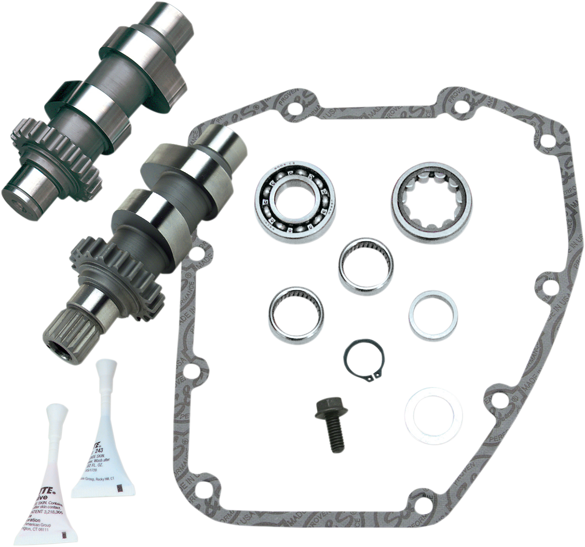 S&S Camshaft Kit, Chain Drive, MR103C, Harley Big Twin 1999-2006 exc. 06 Dyna