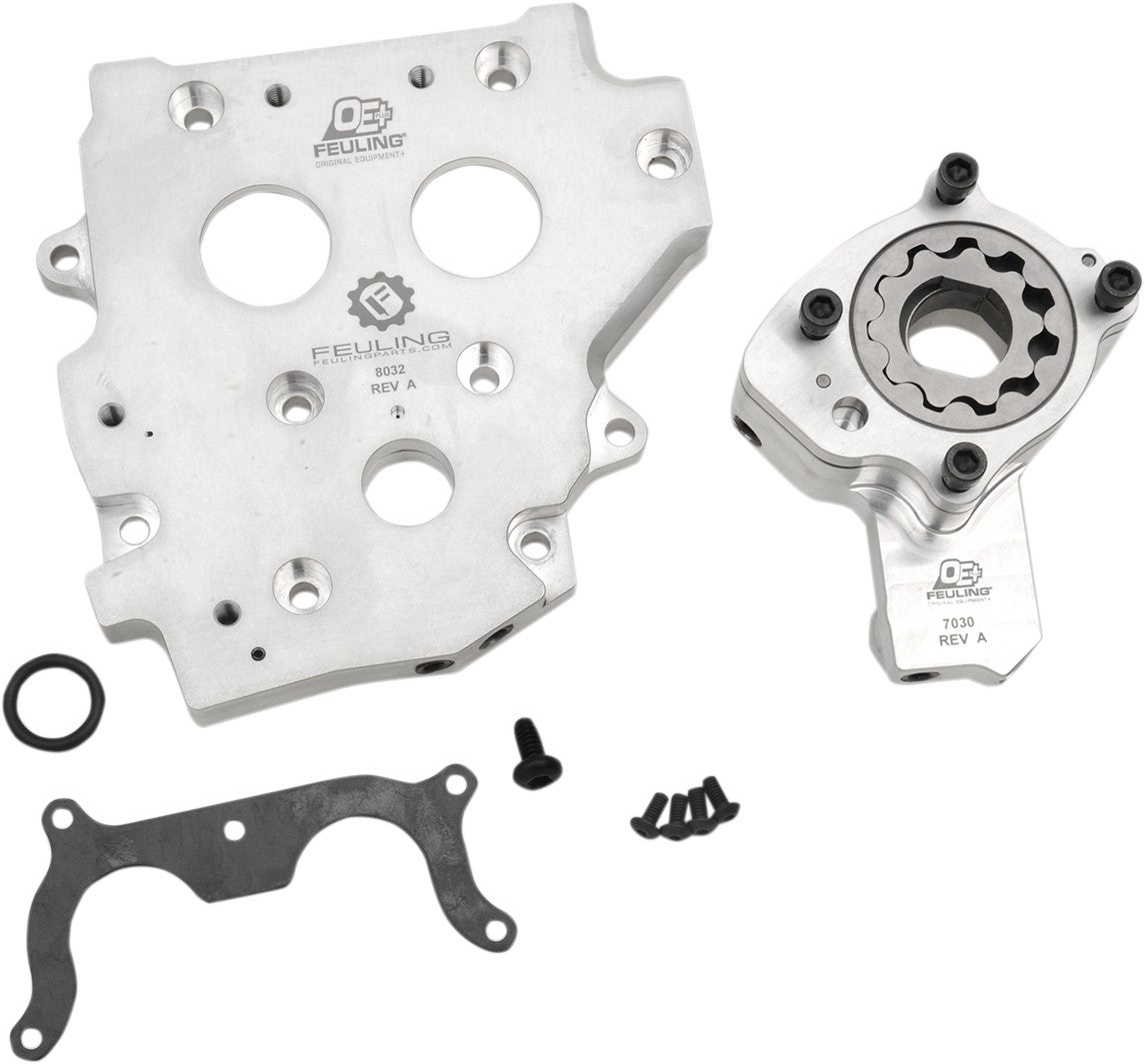 Feuling O.E.+ Oiling System Conversion Cam Plate Harley Twin Cam 1999-2006