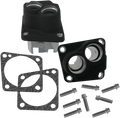 S&S Tappet Guide Set, Stock Style, WBlack, Cast, Harley EVO Big Twin 1984-1999