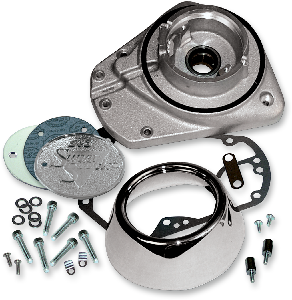 S&S Cycle 73-92 Harley Davidson Big Twin Alternator Gearcover Kit Natural