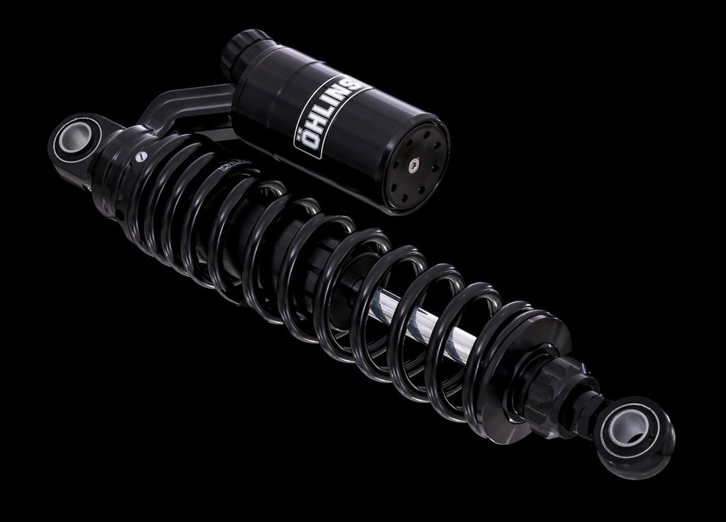 Ohlins HD 764 Rear Shocks 13.2" Blackline Reservoir 1991-2017 Harley Dyna HD764