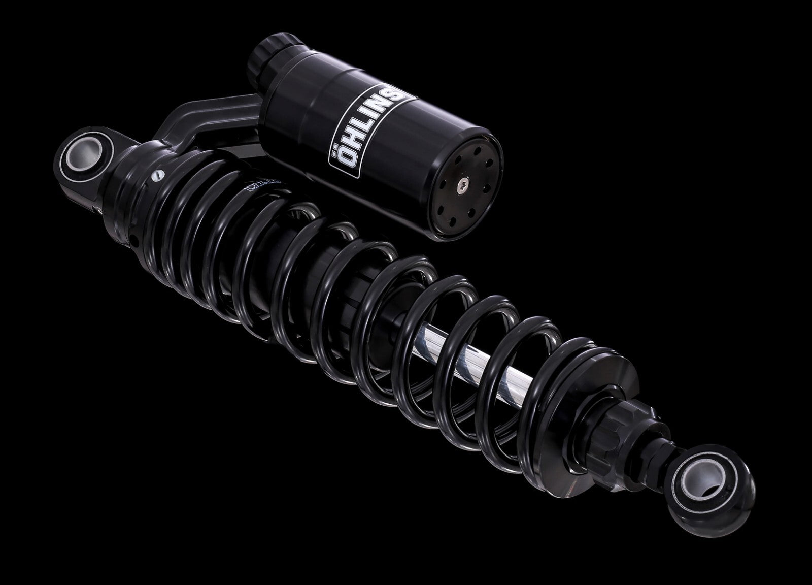 Ohlins HD 764 Rear Shocks 13.2" Blackline Reservoir 1991-2017 Harley Dyna HD764