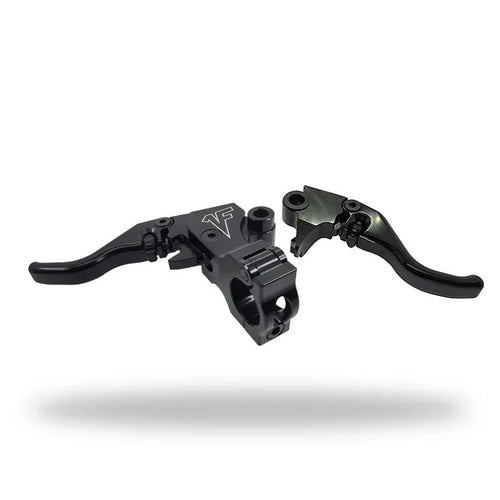1FNGR Signature Adjustable Easier Pull Clutch/Brake Lever Black Harley Dyna