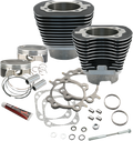 S&S Cylinder/Piston Kit, 4-1/8" Bore, 4.878", 4-3/8" Stroke, WBlack, Harley 99+