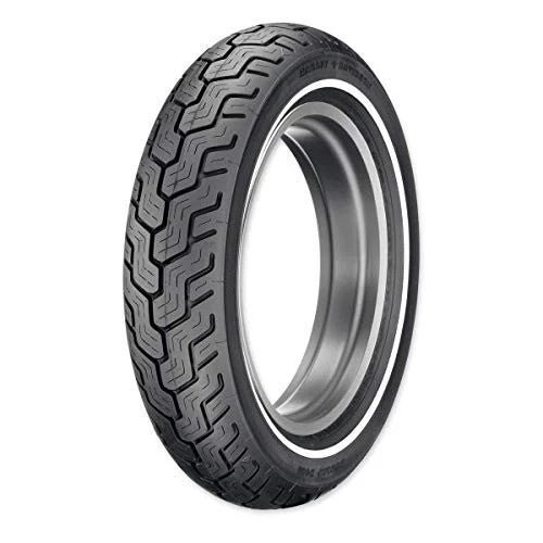 Dunlop D402 Rear Tire Harley Davidson MU85B16 - Narrow Whitewall 77H - 45006751