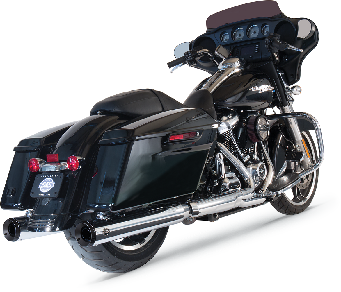 S&S Cycle 4" Grand National Slip-On Mufflers 550-0693
