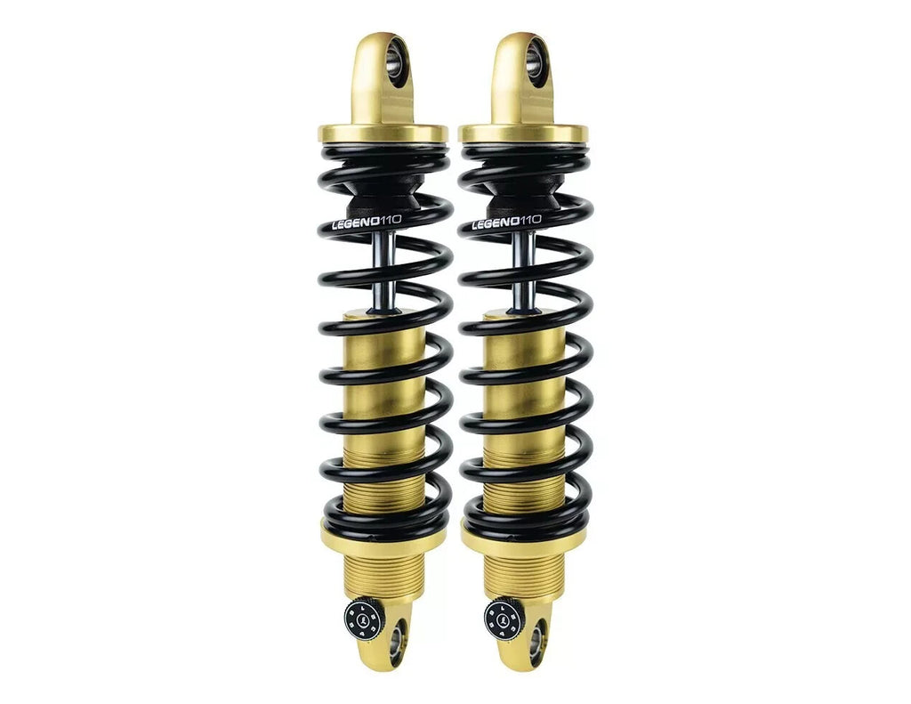 Legend 12" REVO-A Shocks Standard Adjustable Shock Gold Harley Touring 90-24