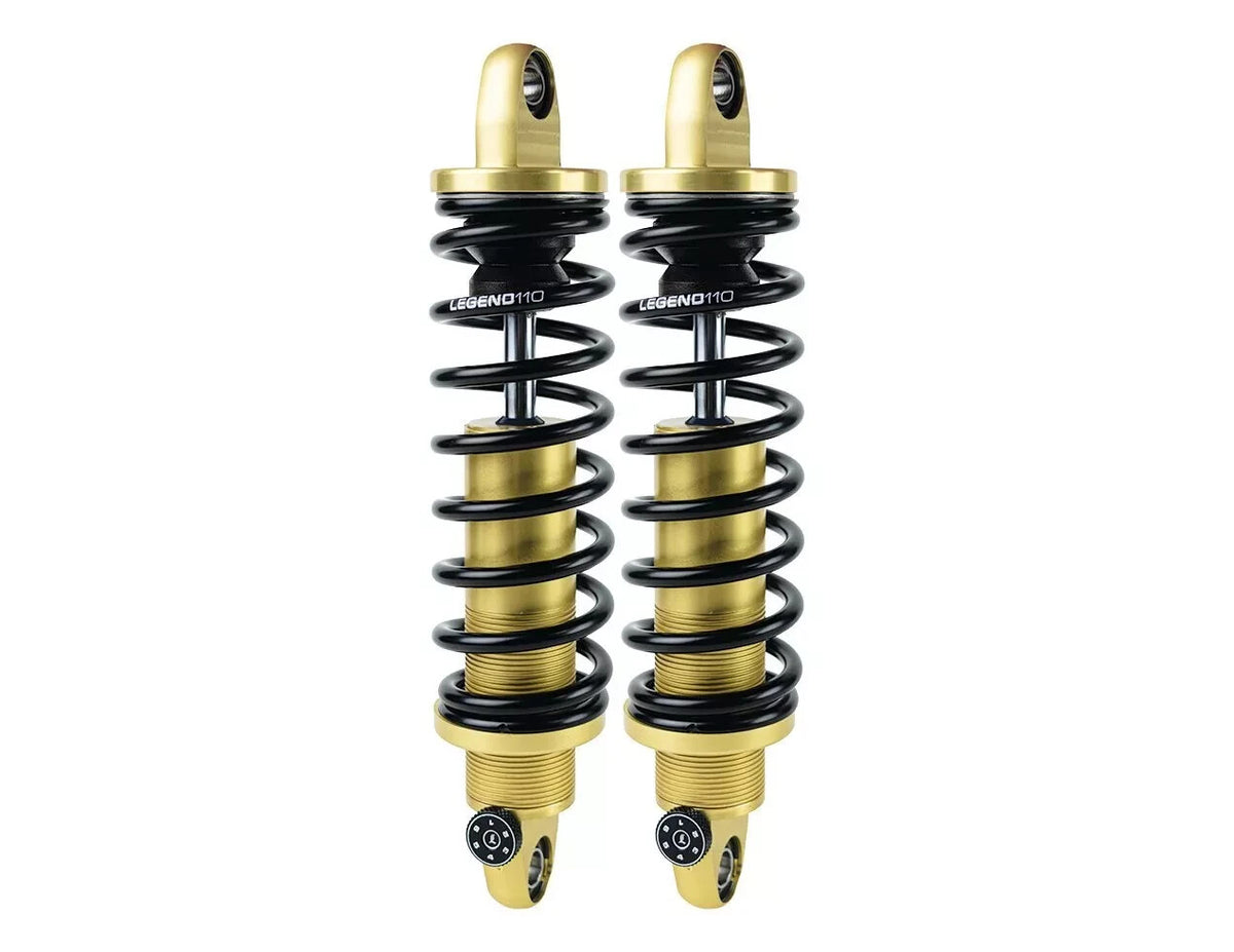 Legend 12" REVO-A Shocks Standard Adjustable Shock Gold Harley Touring 90-24