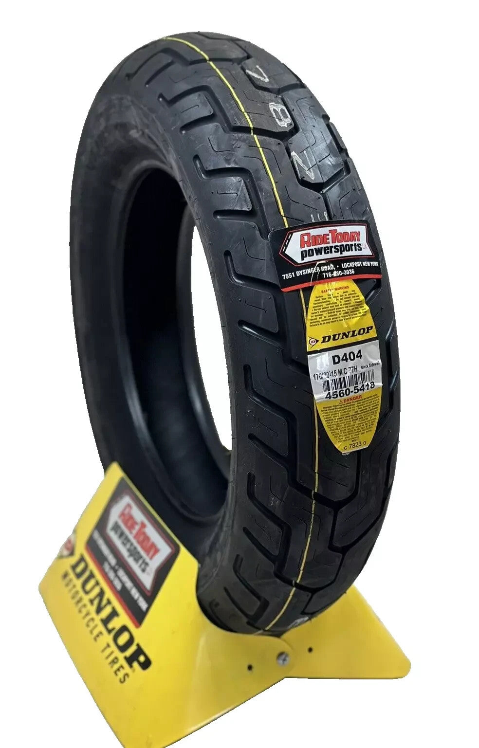 Dunlop D404 Tire Set FRONT 130/90-16 | REAR 170/80-15 Metric Motorcycle Tires