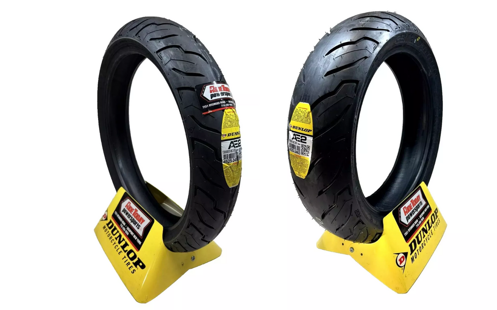 Dunlop American Elite 2 AE2 Tire FRONT 130/60B19 | REAR 180/55B18 Harley Tires