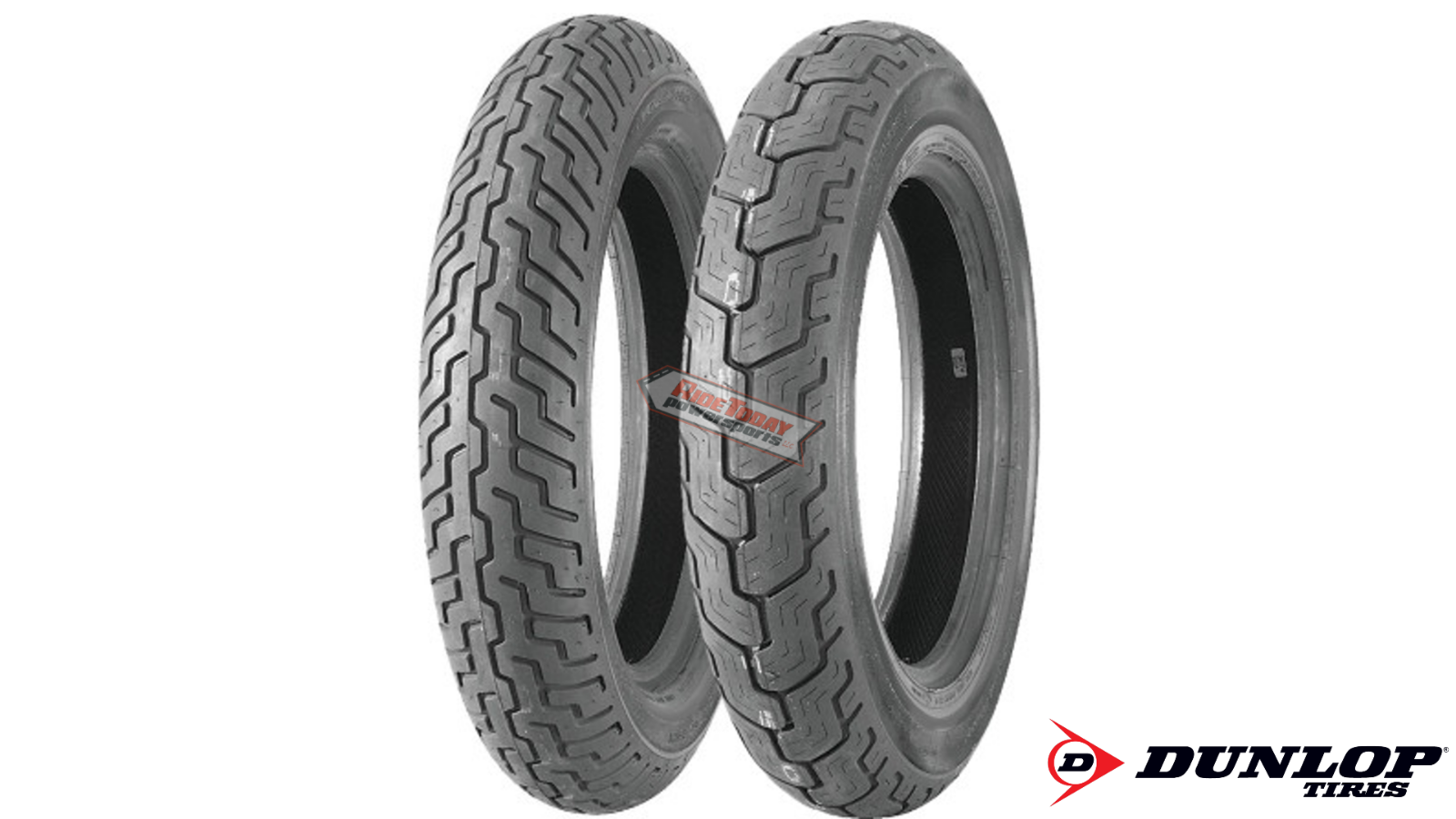 Dunlop D402 Tire Set MT9016 - FRONT & REAR - Harley-Davidson Road King 1994-2003