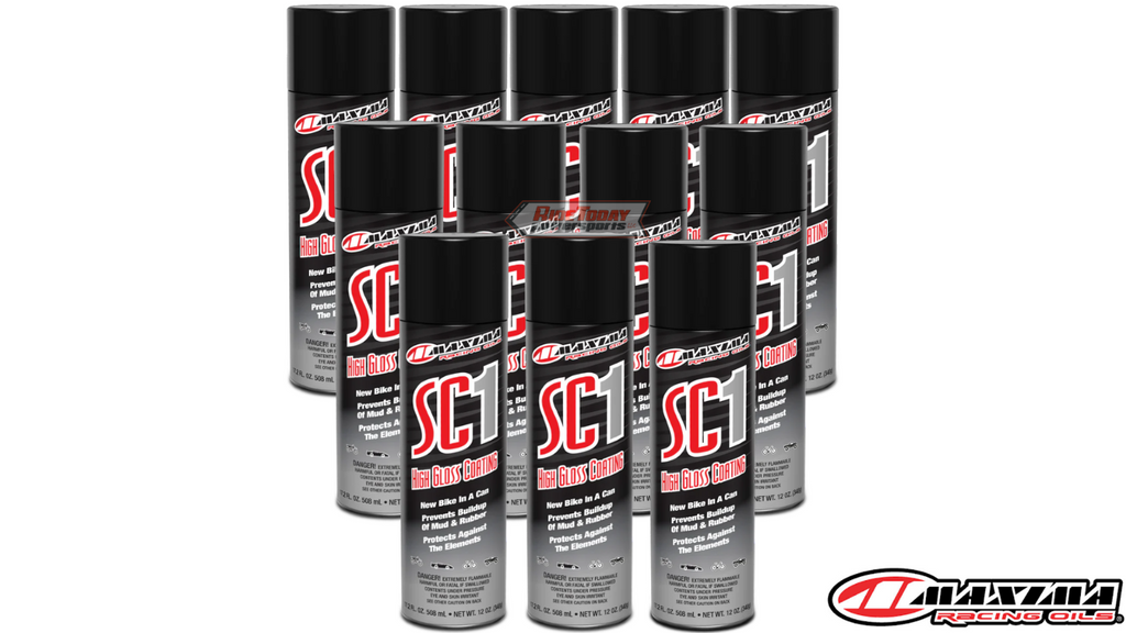 Maxima Racing Oils SC1 High Gloss Clear Coat LARGE 17.2 fl oz. Can SC1 - 12 PACK