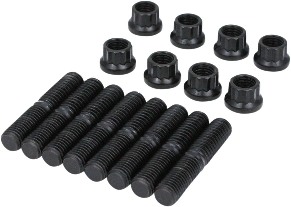 Feuling 3037 ARP Rocker Shaft Stud Nut Kit Harley M8 17-26