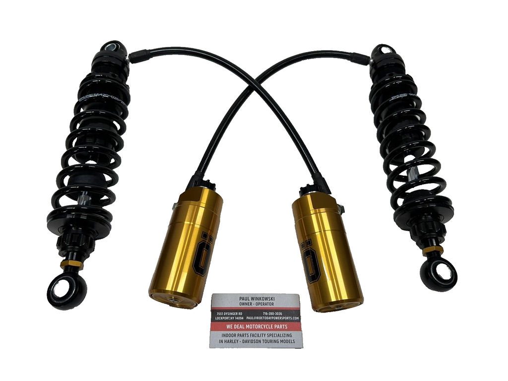Ohlins HD779 13" Shocks Black 2014-2025 Harley Touring Bagger 150-500lb - HD 779