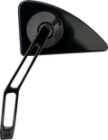 Pro-One Mini Tear Drop Billet Mirror Black - 102120B