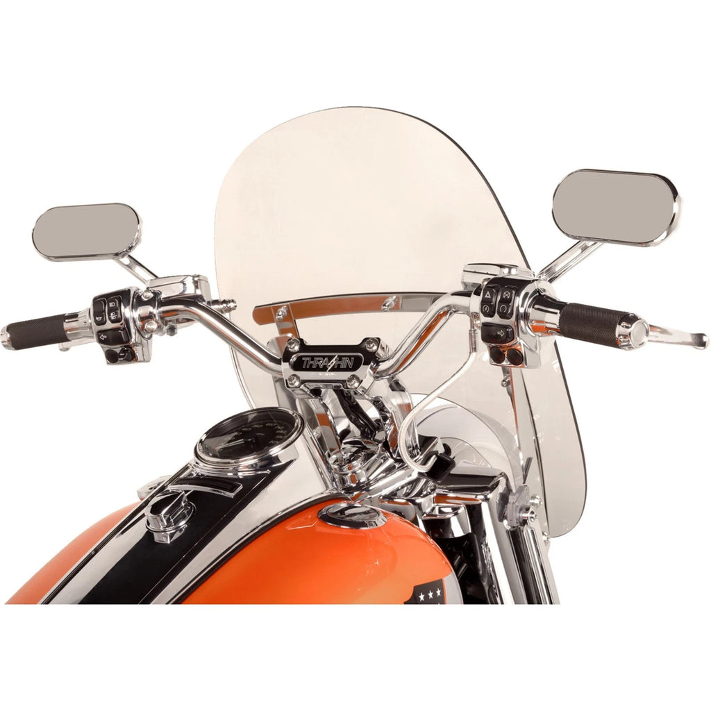 Thrashin Supply Co Chrome 6.5" Pullback Handlebar Riser for Harley - TSC-6525-3