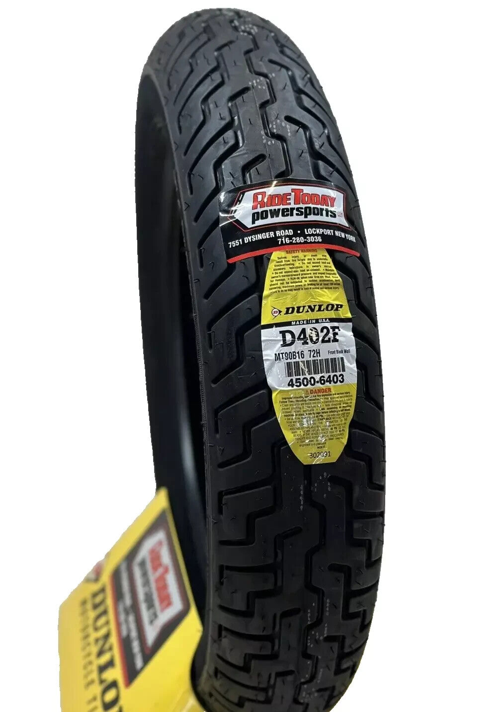 Dunlop D402 Tire Set FRONT MT90B16 | REAR MU85B16 Harley Motorcycle Tires