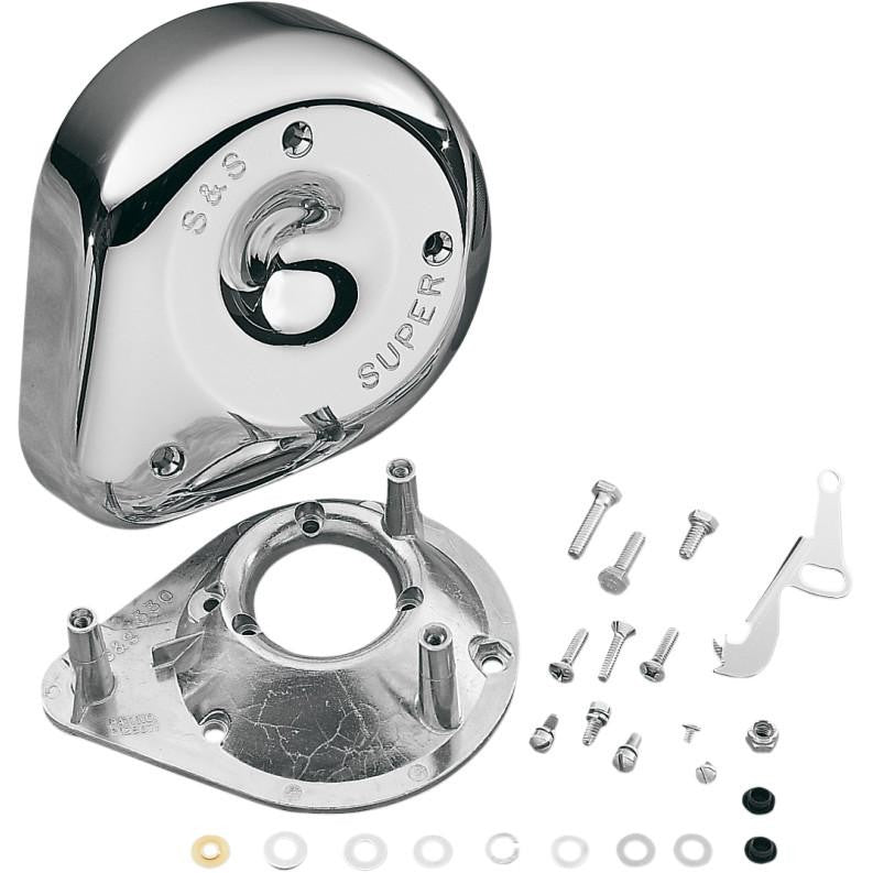 S&S Air Intake, Super E/G, Teardrop, Chrome, Harley BT 66-84, Sportster XL 66-85