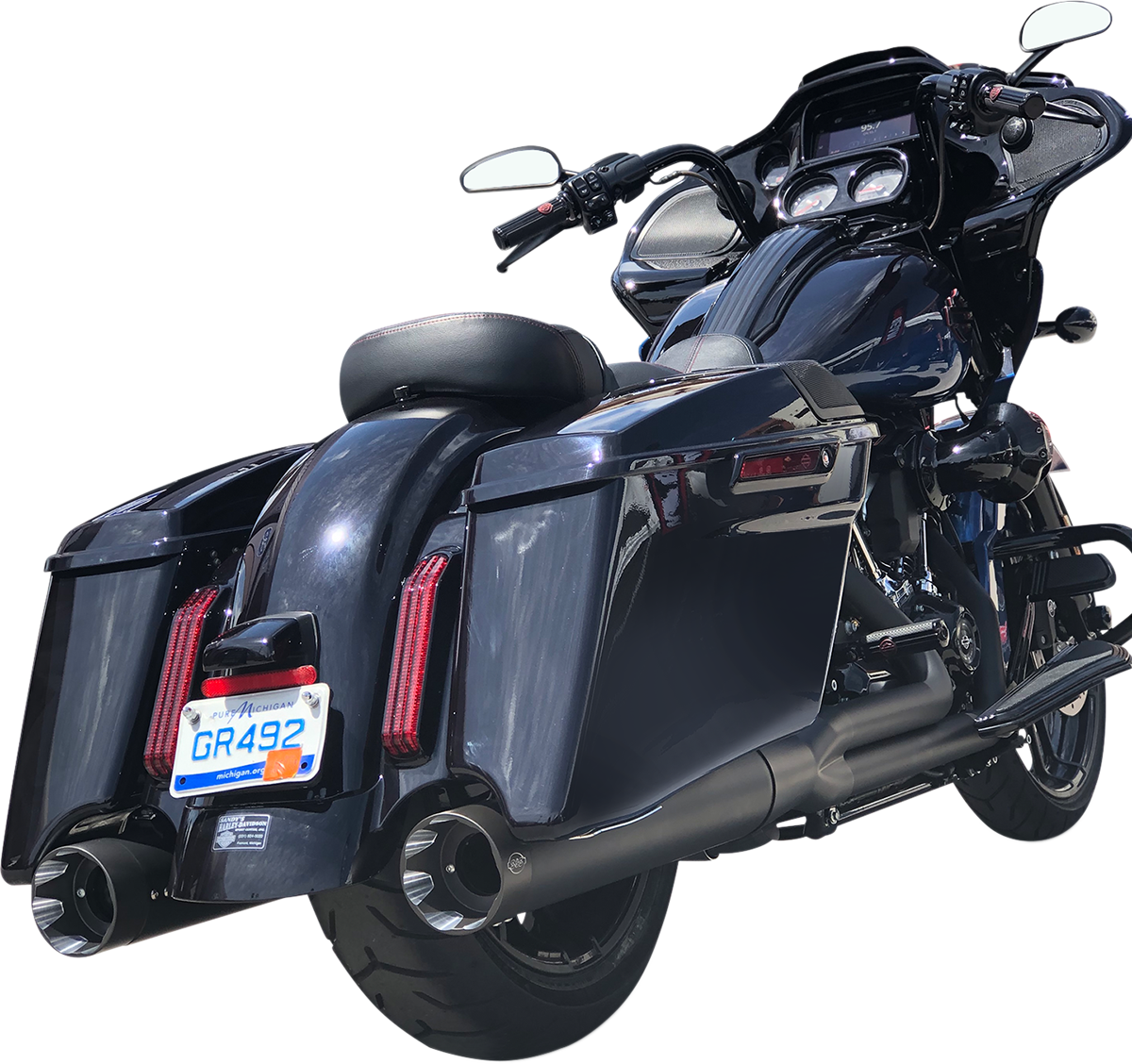 S&S Cycle Shadow Muffler Kits 550-0830