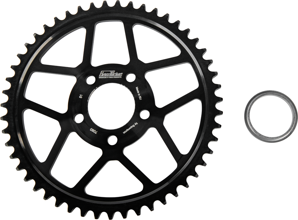 D.I.D 530 Chain Conversion Kit 24T-51T Steel Sprocket Gold VX3 06-17 Harley Dyna